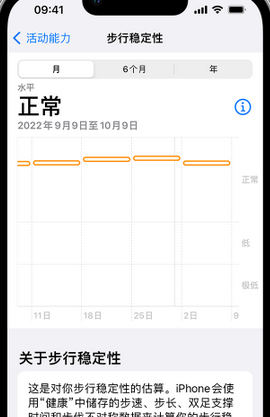 楚雄iPhone手机维修如何在iPhone开启'步行稳定性通知'